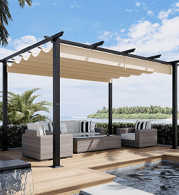 Starluxe fabric retractable roof