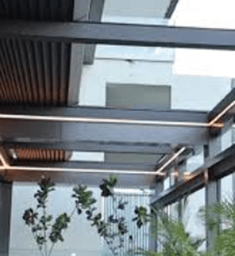 Viento aluminium Retractable roof
